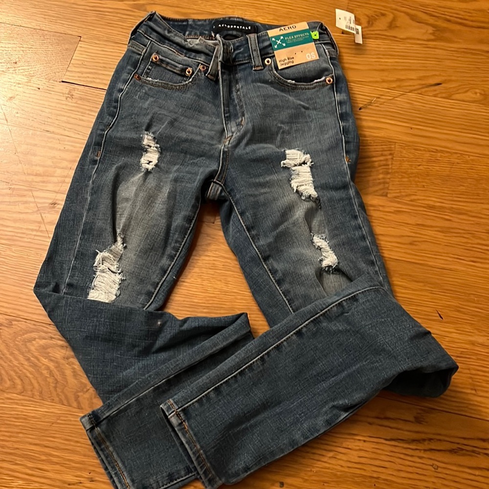 High rise jegging